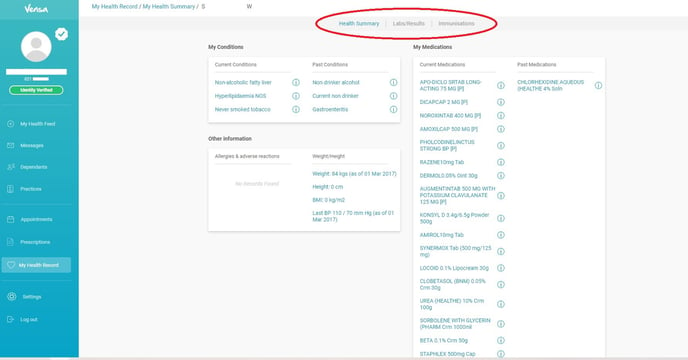 my health record summary-1