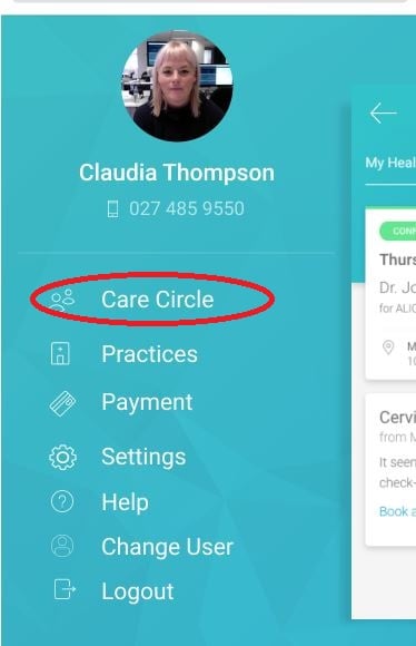Shared Medical Records on Care Circle